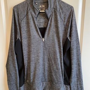 Adidas half zip athletic jacket size XL